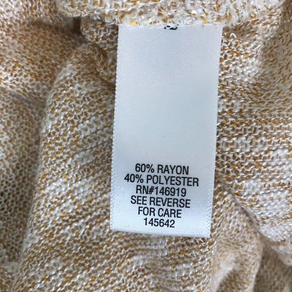 Candie's Lightweight L/S Duster Cardigan | Tan | X-Large - Picture 8 of 10